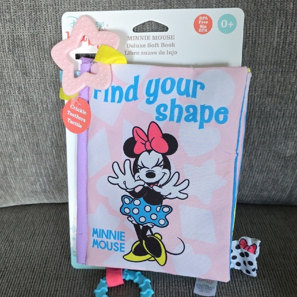 Disney Minnie Mouse Soft Book And Magic Years Soft Sensory Toy, NWT - Picture 3 of 9
